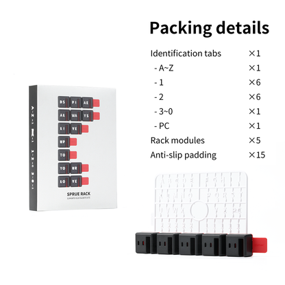 Model Parts Storage Rack